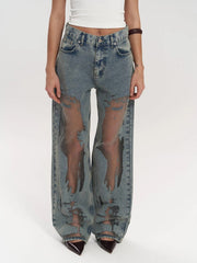 Creazando | Mosaic Mesh Jeans